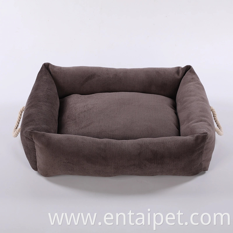 Jacquard Fabric Eco-Friendly Stocked Soft Economic High Quality Dog Bed